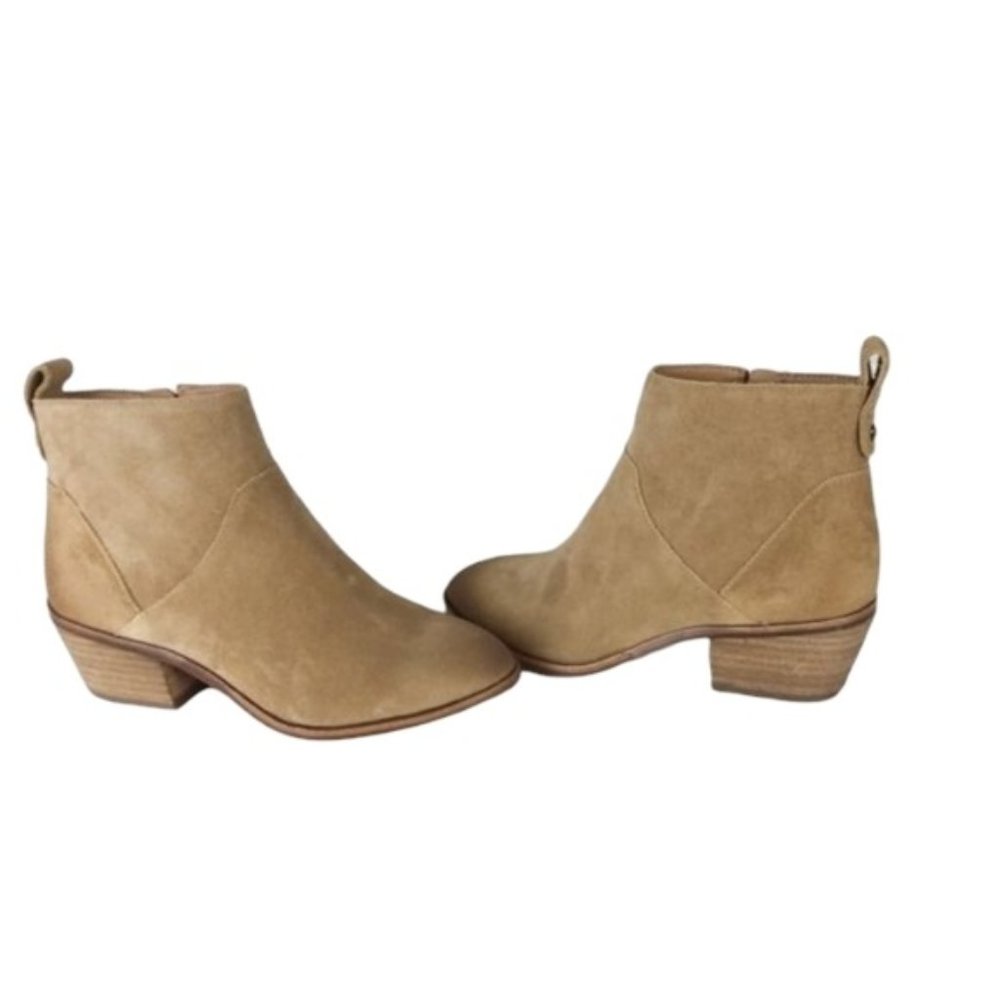 Sole Society Kids Tan Suede Ankle Boots